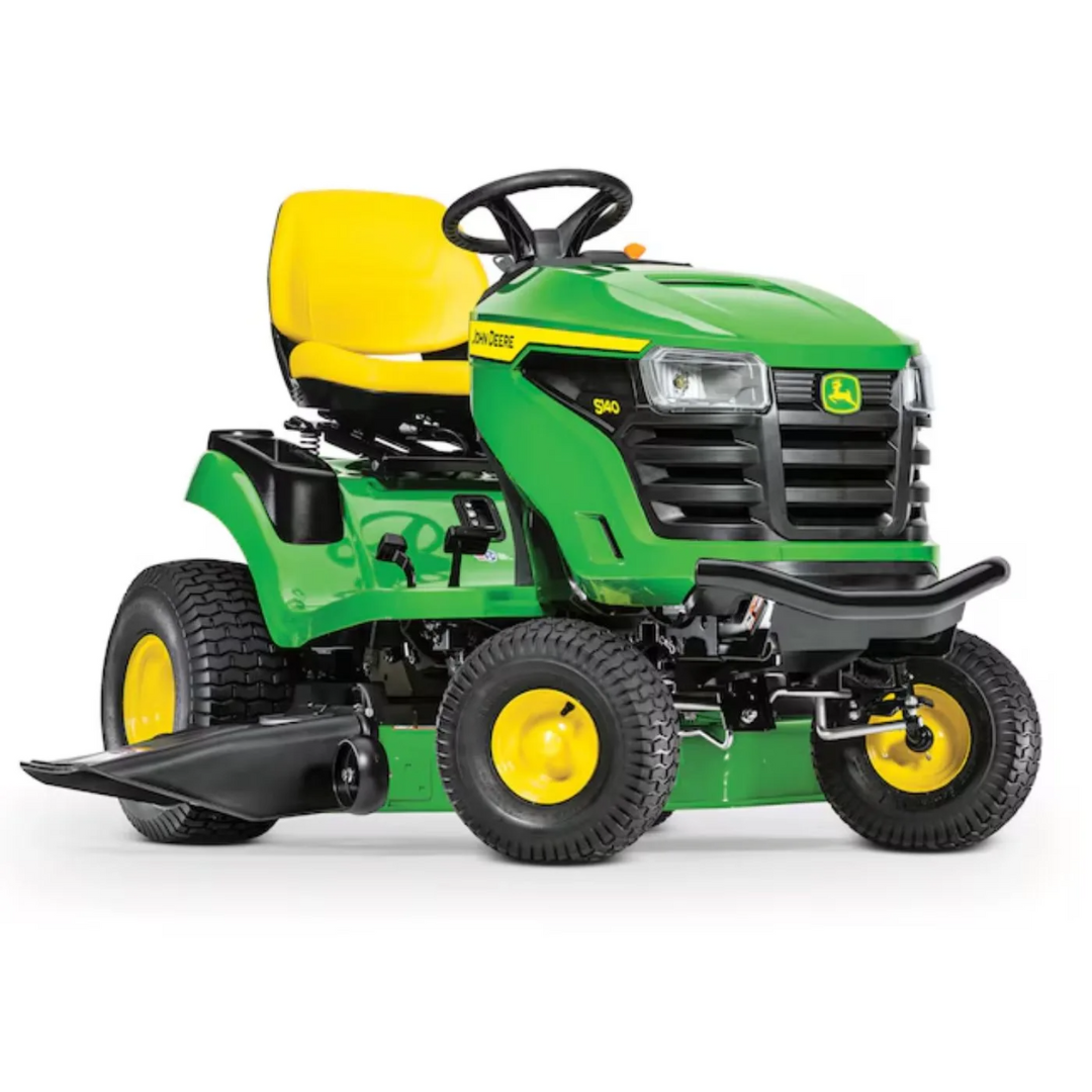 John Deere S140 48-Inch Riding Lawn Tractor – 22 HP V-Twin Hydrostatic Lawn Mower