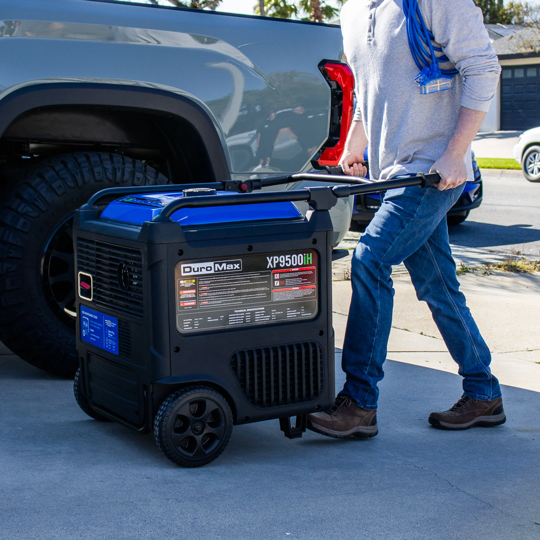 DuroMax 9,500 Watt Portable Dual Fuel Inverter Generator – Quiet, Low THD - Image 9