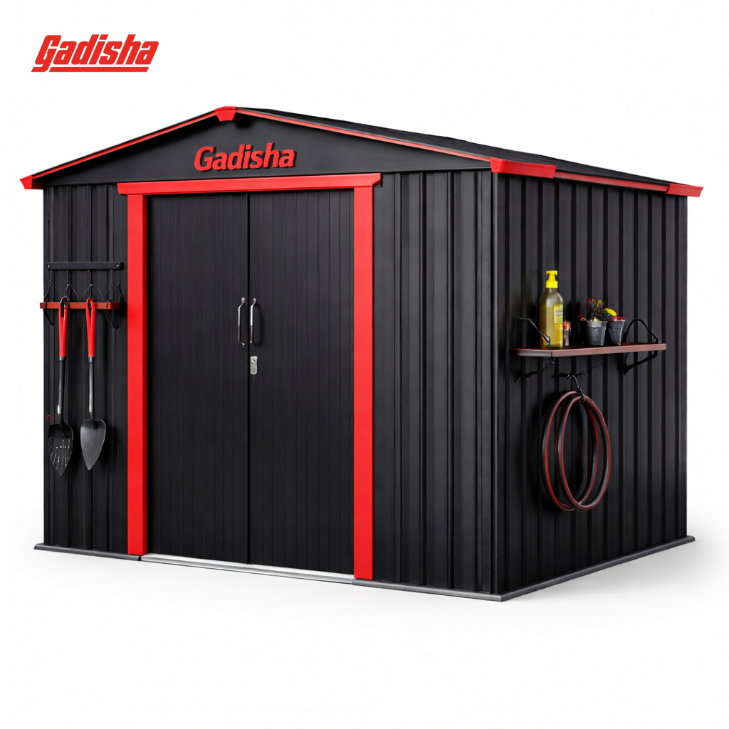 Gadisha Galvanized Steel Storage Shed
