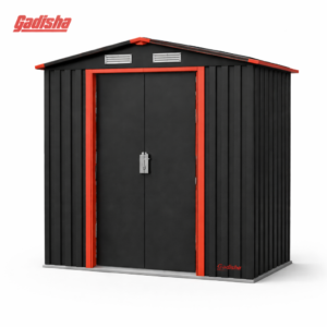 Gadisha Small Metal Storage Shed (Outdoor Garden Shed)