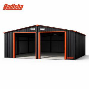Gadisha Large Open-Front Metal Utility Shed / Metal Garage Shed